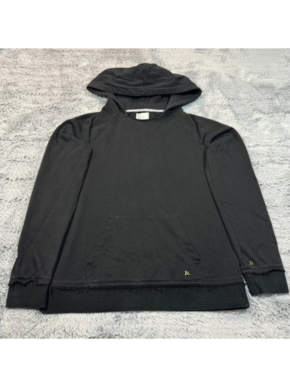 Ampersand Avenue Hoodie Women's L Black Performance Athletic Running Workout